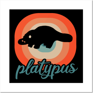 Platypus Retro Better Sleep Life Design Posters and Art